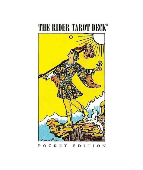 Rider Waite Tarot Deck Pocket Edition Jucarie Si Magie