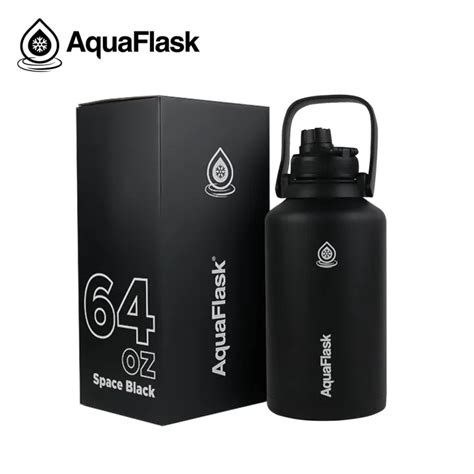 Aqua Flask 64oz Aquaflask Wide Mouth W Flip Cap Spout Lid Flexible