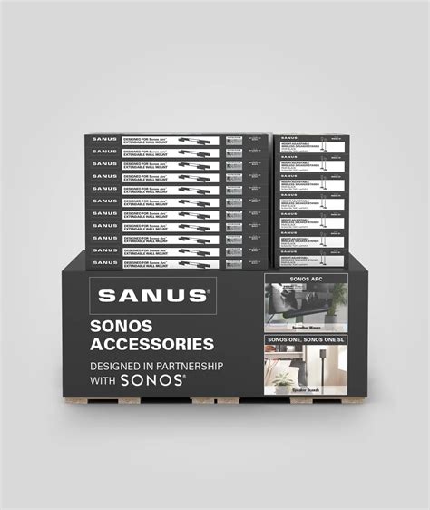 Sanus Costco Sonos Accessory Pallet Display Moco Moco