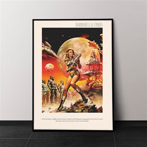 BARBARELLA Movie Poster Alternative Retro Movie Printable Poster Gift ...