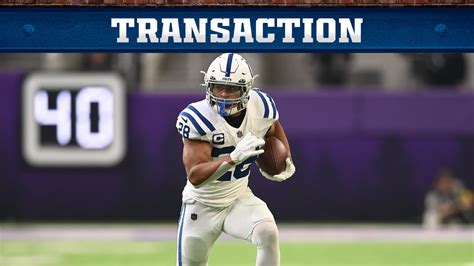 Colts Place Rb Jonathan Taylor On Injured Reserve Sign Rb Jordan