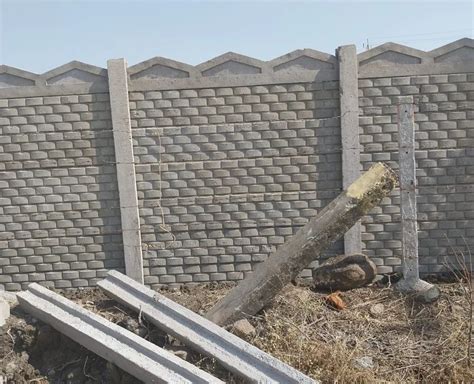 Prefab Rcc Precast Boundary Wall Thickness Mm At Rs Sq Ft In Indore