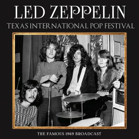 Led Zeppelin Texas International Broadcast Cd Musik