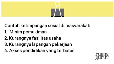 Contoh Ketimpangan Sosial Dalam Aspek Ekonomi Sosiologi Kelas