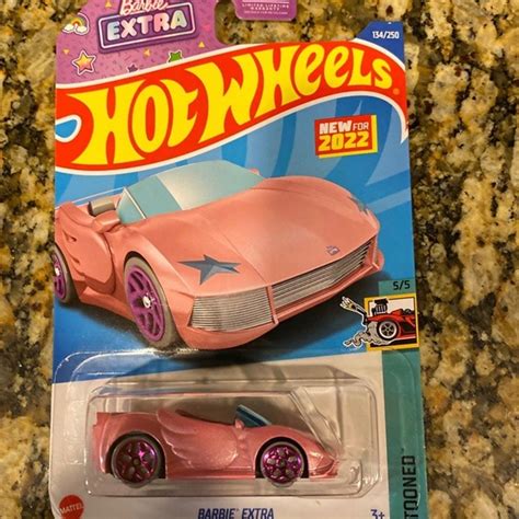 Mattel Toys 222 Hot Wheels Barbie Pink Tooned Poshmark