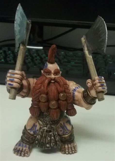 Custom Dwarf Slayer Action Figure From The Dollar Store More Pictures