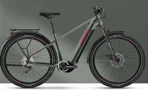 Haibike Trekking Electric Bike Yamaha Electric Bike Grey