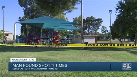 Pd Man Shot Four Times At A Park In Glendale