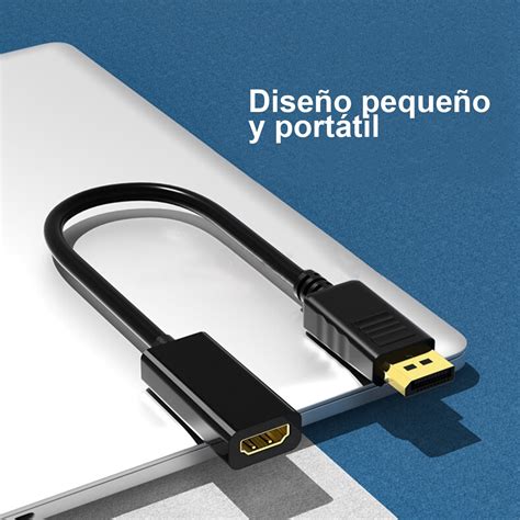 Адаптер Displayport Dp Hdmi Active Jenuos® поддържа Full Hd резолюция черен Emagbg