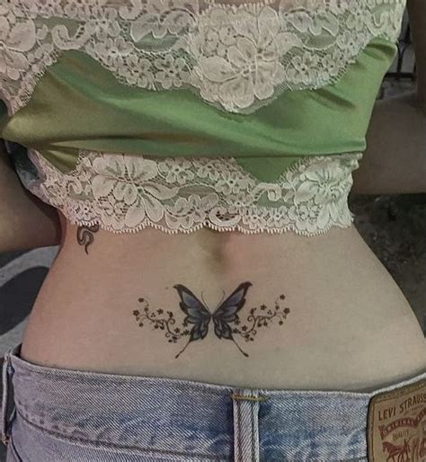 butterfly tramp stamp | Tattoos, Tramp stamp tattoos, Tattoos for women