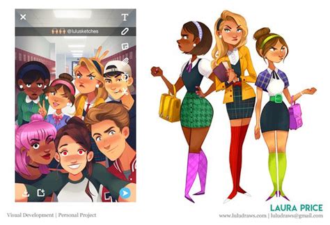 The Art of Laura Price | Cartoon character design, Character design ...