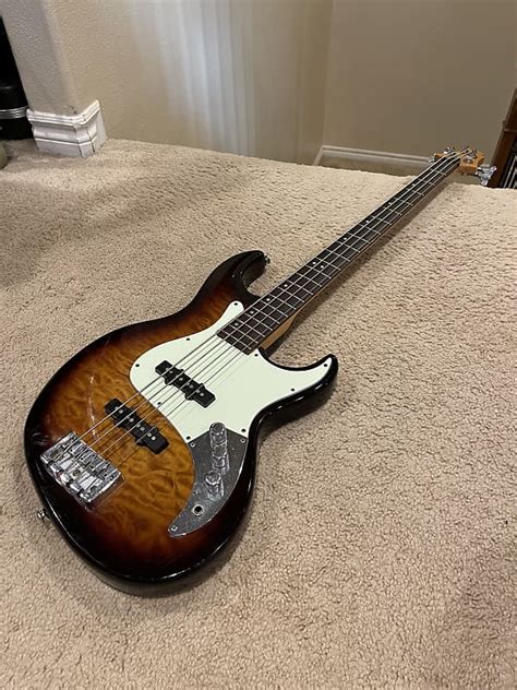 Summer Sale Samick Greg Bennett Fairlane Bass Tobacco Reverb