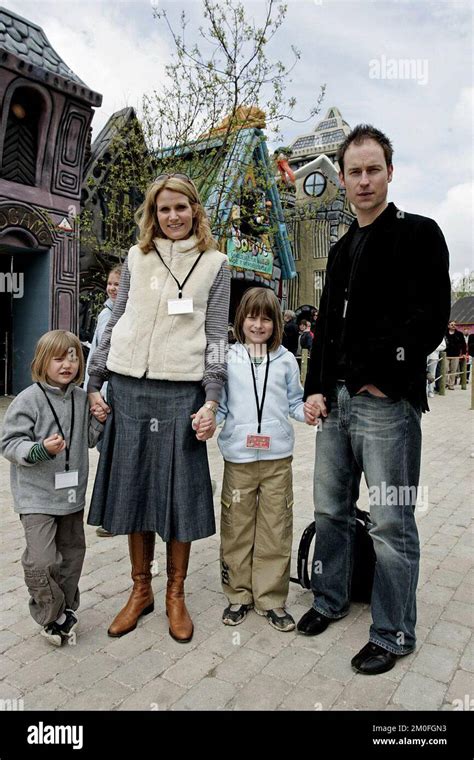 Helle Thorning-Schmidt with her husband Stephen Kinnock, and their ...