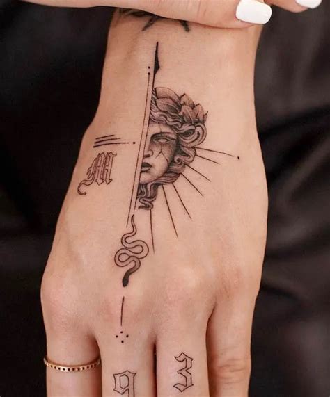 Update More Than 80 Realistic Medusa Hand Tattoo Latest In Coedo Vn