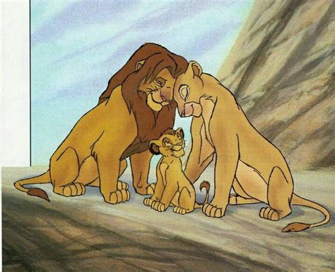 Simba Nala and their son Kopa König der löwen Der könig der löwen