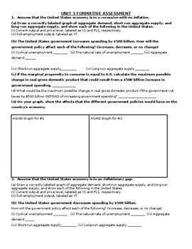 Advanced Macroeconomics National Income And Price Determination Practice