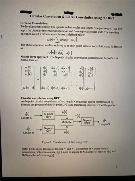 Solved Circular Convolution Linear Convolution Using The Chegg