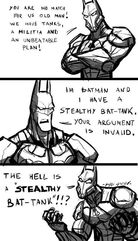 Boris Grozev Art Batman Funny Superhero Memes Fun Comics