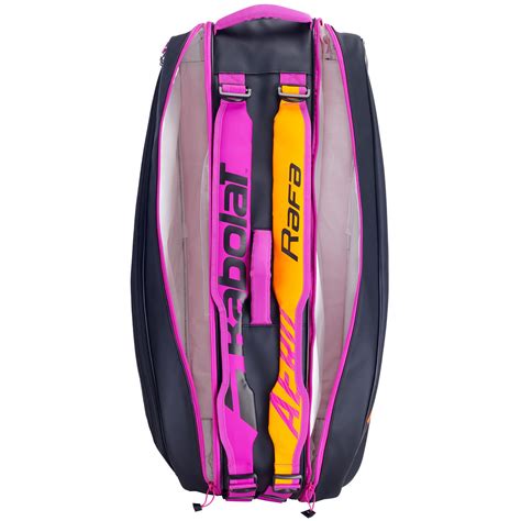 Babolat Pure Aero Rafa 6 Racket Bag Black Orange Purple Tennisnuts