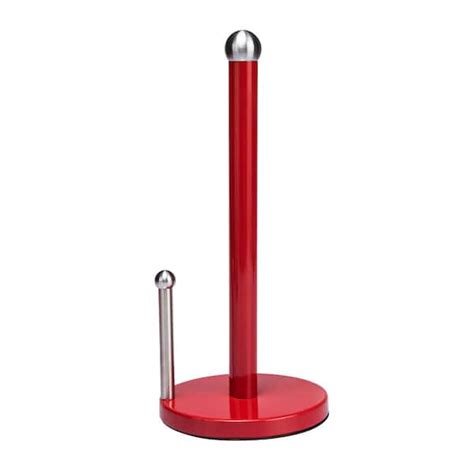 Kitchen Details Paper Towel Holder In Red 26260 Red The Home Depot