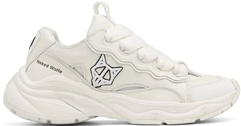 Gi Y Naked Wolfe Flip White Cow Leather Authentic Shoes