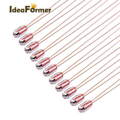 Ideaformer 20Pcs 100K Ohm Ntc 3950 Thermistoren Voor 3D Printer Reprap