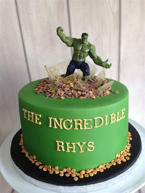 Incredible Hulk Birthday Cake Ideas - Kids Birthday Party