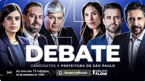 Ao Vivo Candidatos à Prefeitura de São Paulo se enfrentam no debate