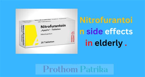 Nitrofurantoin side effects in elderly