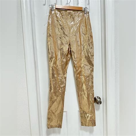 Camila Coelho Pants Jumpsuits Camila Coelho Lais Metallic Leather