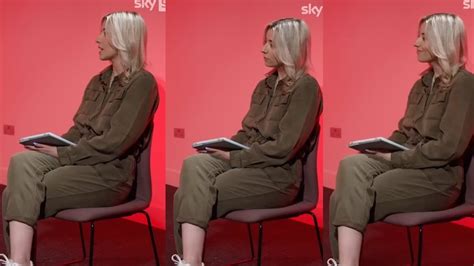 Harriet Prior Beautiful Blonde In Green Jumpsuit Sky Sports Interview W Harvey Elliott Youtube