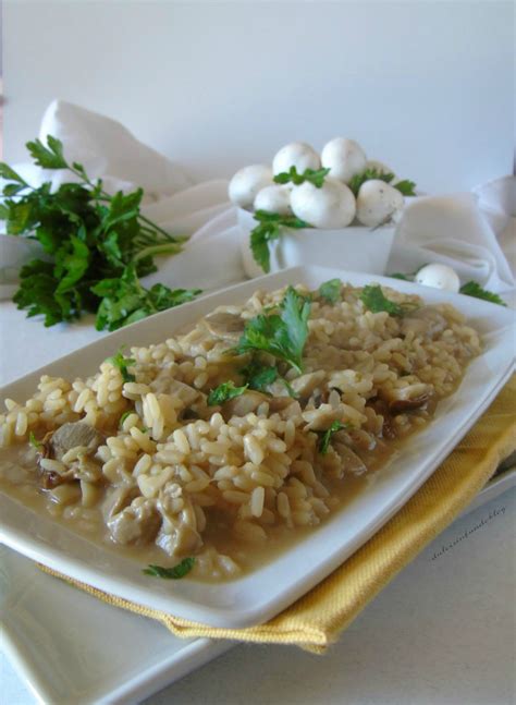 Risotto Funghi E Gorgonzola Dulcis In Fundo