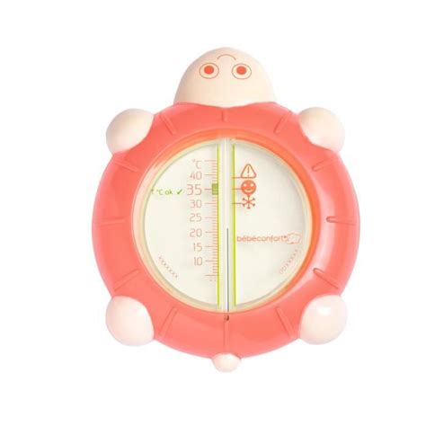 Bebe Confort Thermometre De Bain Tortue Sweet Sorbet Rose Cdiscount