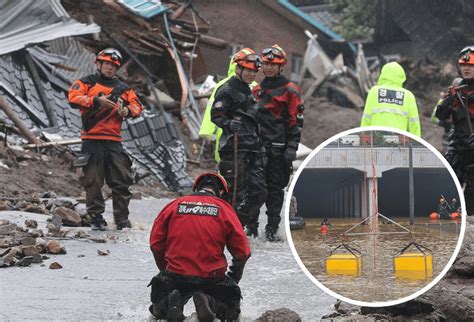 Lluvias Dejan Al Menos 37 Muertos En Corea Del Sur