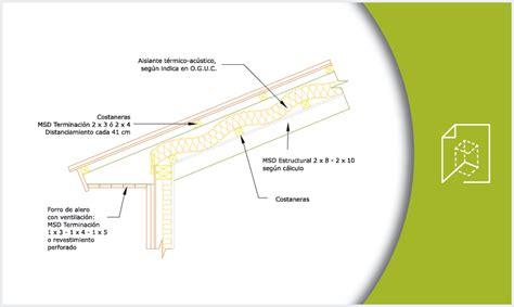 Ventilaci N De Techo Con Vigas A La Vista Detalle T Descargar