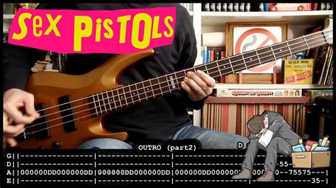 SEX PISTOLS Pretty Vacant Bass Cover W Tabs Lyrics YouTube