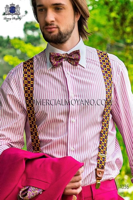 Traje Fucsia Algodon Pique Mario Moreno Moyano