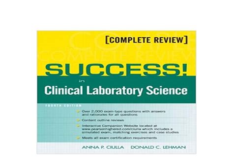 Pdfnocost Library Success In Clinical Laboratory Science 4th Ed