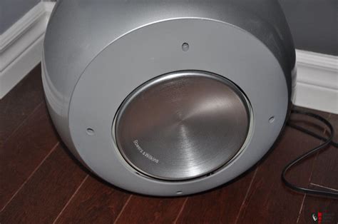 Bowers And Wilkins B W PV1 Sub Woofer Silver In Colour Works Perfect