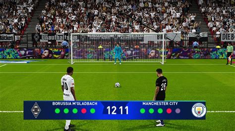 Pes Borussia M Gladbach Vs Manchester City Penalty Shootout