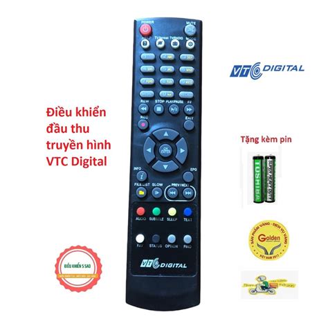 Điều Khiển đầu Vtc Digital Giá 30k Remote đầu Truyền Hình Vtc Digital