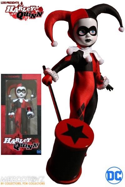 Mezco Living Dead Dolls Presents Dc Comics Harley Quinn Doll Razors Edge Collectibles