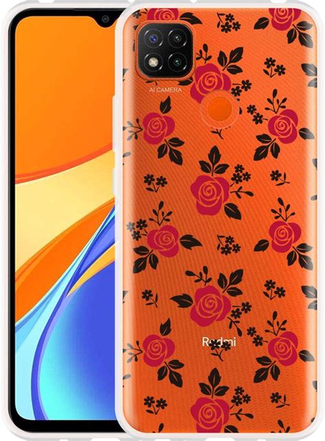 Xiaomi Redmi 9C Hoesje Roses Designed By Cazy Bol