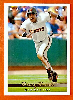 1993 Upper Deck Barry Bonds 567 Baseball Card San Francisco Giants EBay