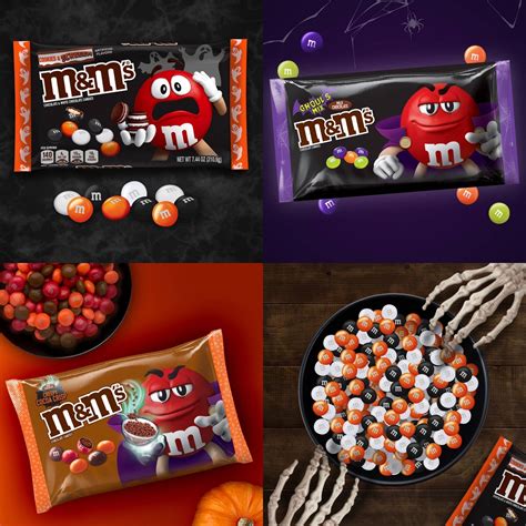 ขนมช็อกโกแลตฮาโลวีน Mandms Halloween Chocolate Candies Creepy Cocoa