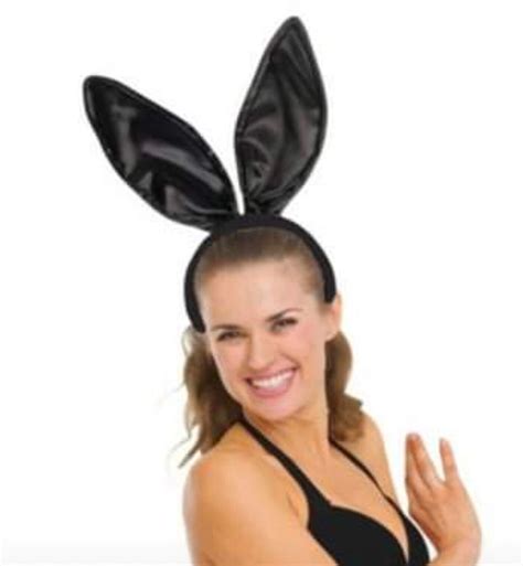 Deluxe Velvet Playboy Playmate Black Bunny Ears Etsy