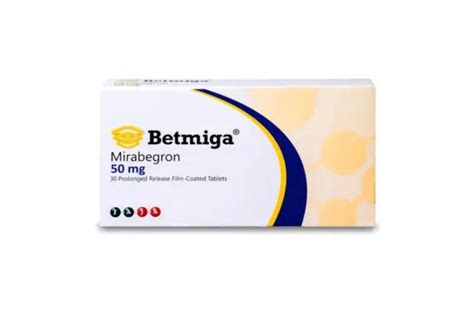 Betmiga 50 Mg 30 Tablets