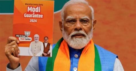 Bjp Manifesto For Lok Sabha Elections 2024 Sankalp Patra Charts Path