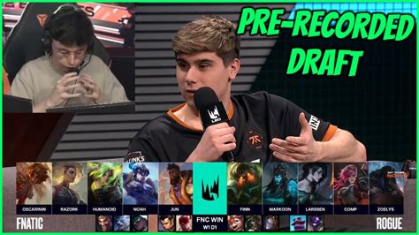 Caedrel Explains Why He Absolutely Hates Pre Recorded Drafts In Lec