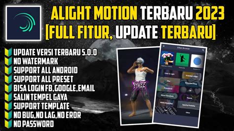 Terbaru Alight Motion Mod Terbaru Full Fitur Premium No